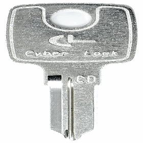 Cyber Lock CD Series Key Blanks: 5 Pack