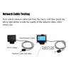AHD CCTV Monitor Camera Tester, Analog Video Monitor Tester Portable CCTV Tester Networking Tools with 4.3in Display Screen, UTP Cable Test/VGA Input, OSD switch (US Plug) view 3