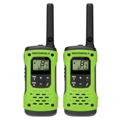 Motorola Solutions T600 35 mi. Waterproof Two-Way Radio Green 2-Pack