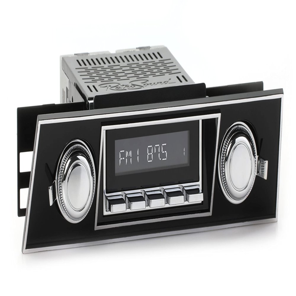 RetroRadio Compatible with 1967-68 Chevrolet Camaro Features Include Bluetooth, HD, SiriusXM Ready, AM/FM LC-M4-401-03-73C