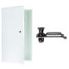 Legrand - OnQ Structured Media Enclosure with Hinged Door, 42 Inch Metal Media Box, EN4250 & Legrand - OnQ Cable Management Clips, No Tools to Install Wall Cable Management, AC103520, 20 Pack view 1