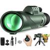 80 x 100 Monocular-Telescope Low Night Vision Monoculars High Definition for Adults High Powered with Smartphone Adapter Telescope Hunting Wildlife Bird Watching Travel Camping Hiking view 1