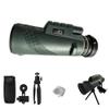 80 x 100 Monocular-Telescope Low Night Vision Monoculars High Definition for Adults High Powered with Smartphone Adapter Telescope Hunting Wildlife Bird Watching Travel Camping Hiking view 2