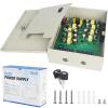 ENS 4K CCTV Power Supply Box, 8 Channel 12-15V 16A DC Output, PTC Resettable Fuse, Regulated and Filtered, Surge Protected, Anti-EMI Interference Circuit Designed for 4K Security Cameras System view 1