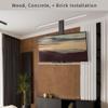 VIVO Motorized Drop Down Ceiling TV Mount for 32 to 55 inch Screens, Vertical Electric Television Bracket with Remote Control, Compact Design for Enclosures, Black, MOUNT-E-DN55 view 4