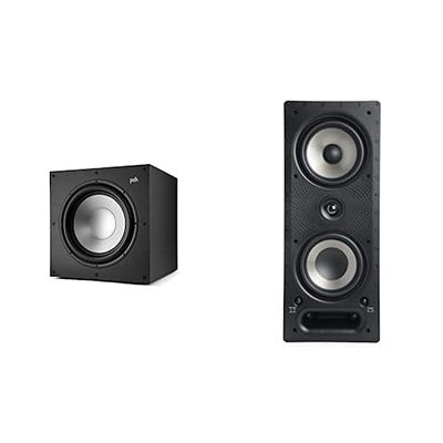 Polk Audio Polk Monitor XT12 Powered Sub - 12" Dynamic Balanced Woofer & 100W Class A/B Amplifier 265-RT 3-Way in-Wall Speaker