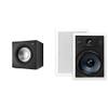 Polk Audio Polk Monitor XT12 Powered Sub - 12" Dynamic Balanced Woofer & 100W Class A/B Amplifier RC85i 2-Way Premium in-Wall 8"-Speakers (Pair) view 1