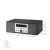 Crosley CR3504A-BK Finn Bluetooth FM Radio and CD Player, Black view 2