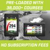 Izzo Golf Swami Max Handheld GPS Unit - Rangefinder Golf GPS with Oversized Large Color Screen for Measuring Golf Distances, Black view 3
