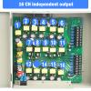 ENS 4K CCTV Power Supply Box, 16 Channel 12-15V 32A DC Output, PTC Resettable Fuse, Regulated and Filtered, Surge Protected, Anti-EMI Interference Circuit Designed for 4K Security Cameras System view 3