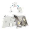 Speck Google Pixel Tablet 2023 Case and Stand - Full Back, Thin, Scratch Resistant, Drop Protection & Adjustable Kickstand - Works with Google Pixel Charging Speaker Dock - White & Silver StandyShell view 1