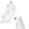 Speck Google Pixel Tablet 2023 Case and Stand - Full Back, Thin, Scratch Resistant, Drop Protection & Adjustable Kickstand - Works with Google Pixel Charging Speaker Dock - White & Silver StandyShell view 3