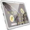 Speck Google Pixel Tablet 2023 Case and Stand - Full Back, Thin, Scratch Resistant, Drop Protection & Adjustable Kickstand - Works with Google Pixel Charging Speaker Dock - White & Silver StandyShell view 4