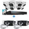 REOLINK 4K PoE Security Camera System, 8pcs Person/Vehicle Detection IP Cameras, 16CH NVR with 4TB HDD, Bundle with 2X Outdoor Dual-Lens IP Camera Duo 2 PoE view 1