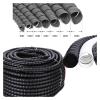 1/2/5M Winding Tube 8/10/12/16/20 Mm Wire Organizer Cable Protection Sleeve Tube Protection Sleeve (Color : White, Size : ID 38MM_1 Meter) view 3