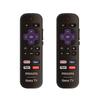 2 Pack - OEM Replacement Remote Control for All Philips Roku Smart TVsOnly Works with Philips Roku TV, Not for Roku Stick and Roku Box (Netflix/Disney Plus/Roku Channel/Google Play) view 1