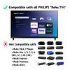 2 Pack - OEM Replacement Remote Control for All Philips Roku Smart TVsOnly Works with Philips Roku TV, Not for Roku Stick and Roku Box (Netflix/Disney Plus/Roku Channel/Google Play) view 3