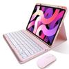 kaitesi Keyboard Case Mouse Compatible with iPad Air 13" (M3/M2)  iPad Pro 12.9 inch (6th/5th/4th/3rd Gen) Case with Detachable Keyboard Cute Round Keys,Pink view 1