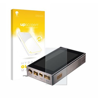 upscreen Matte Screen Protector Glass Film compatible with iBasso DX320 Max Ti - Anti-Glare, Anti-Fingerprint, 9H Glass Protection