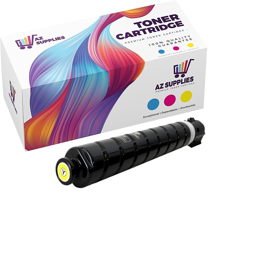 AZ SUPPLIES Compatible Toner Cartridge Replacement for Canon 8527B003AA with IR Advance C3325i, C3330i, C3525i, C3530i, C3830i, GPR53, Yellow