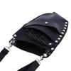 Scissor Pouch Hairdressing,Scissor Pouch Hairdressing Belt, Hairdressing Pouch Waist Pu Leather Barber Scissor Hairdressing Holster Pouch Holder Case Rivet Clips Bag view 4