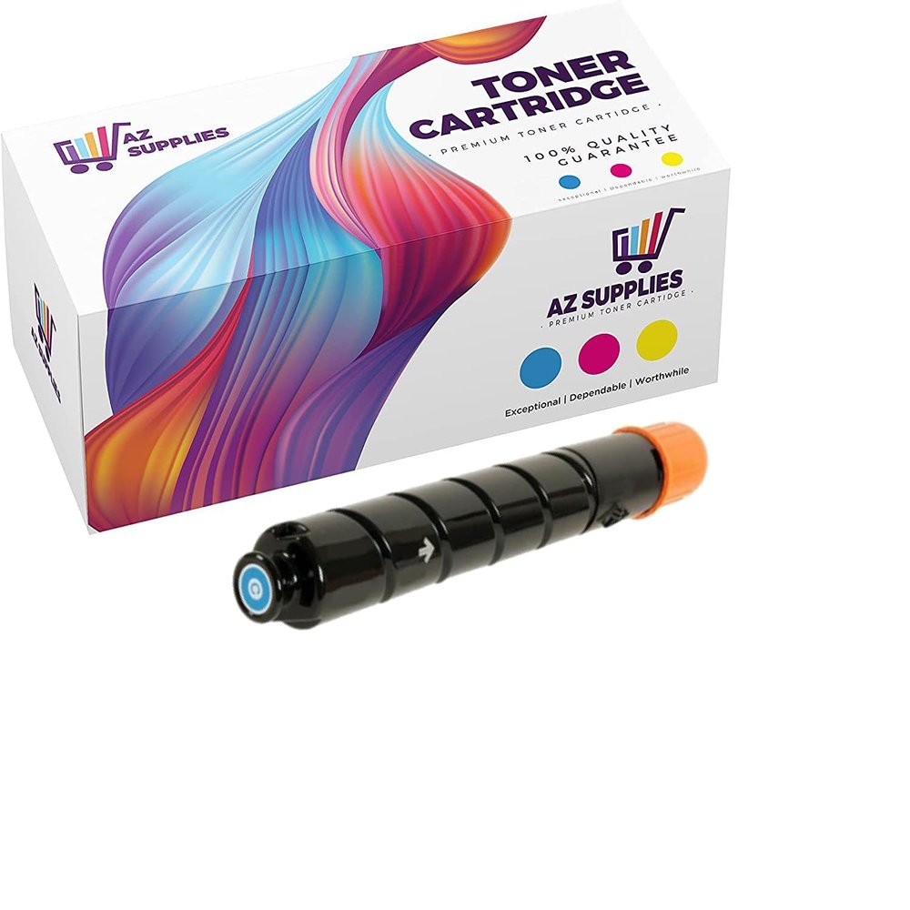 AZ SUPPLIES Compatible Toner Cartridge Replacement for Canon 2794B003AA with IR Advance C5030, C5035, C5035, C5235, C5240, GPR31, Cyan