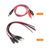 MECCANIXITY DC Male Female Jack to Alligator Clip Power Cable Connector Adapter Pigtail Wire for CCTV Camera, 5.5mm x 2.1mm, Pack of 3 view 3