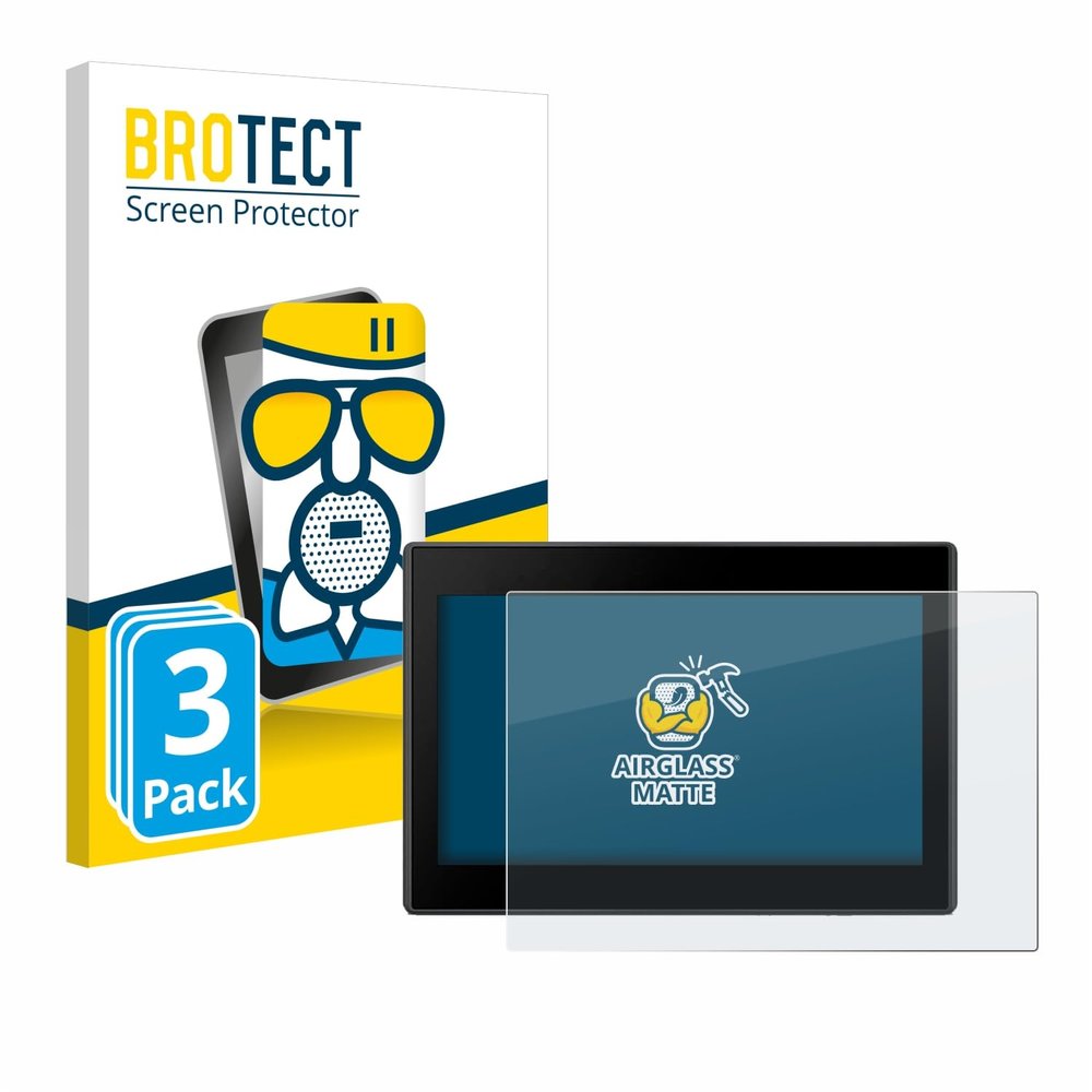 brotect Anti-Glare Glass Screen Protector Matte compatible with Garmin Drive 53 5" (3 Pack) - Anti-Scratch 9H Protection Film