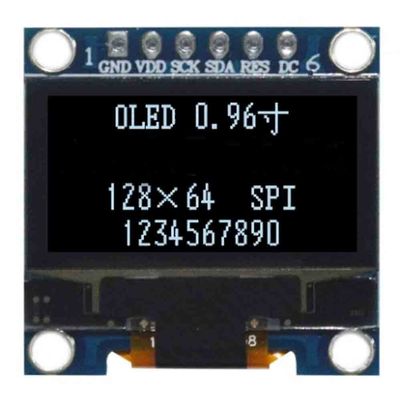 0.96 inch SPI driver display screen SSD1306 display module 128 x 64