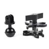 NovelGoal Aluminum Ball Clamp Mount for Underwater Diving Light Arms 3-Hole and Ball Head Adapter for Hero Camera (with Ball Adapter 2) view 1