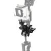 NovelGoal Aluminum Ball Clamp Mount for Underwater Diving Light Arms 3-Hole and Ball Head Adapter for Hero Camera (with Ball Adapter 4) view 2