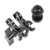 NovelGoal Aluminum Ball Clamp Mount for Underwater Diving Light Arms 3-Hole and Ball Head Adapter for Hero Camera (with Ball Adapter 1) view 1