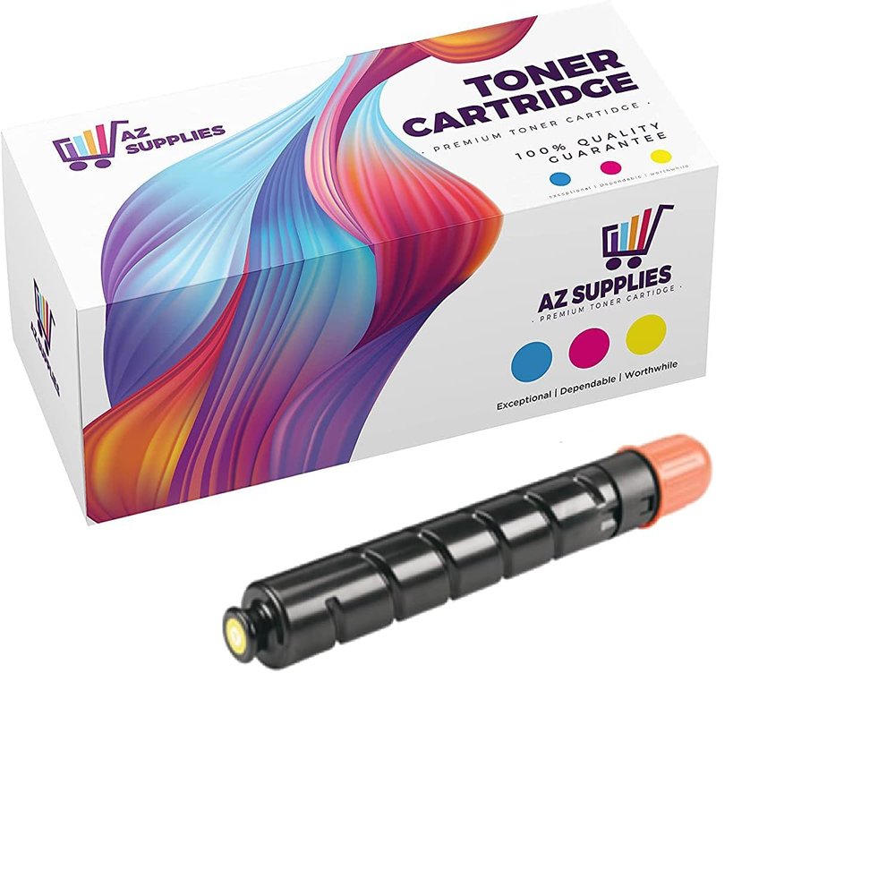AZ SUPPLIES Compatible Toner Cartridge Replacement for Canon 2802B003AA with IR Advance C5030, C5035, C5035, C5235, C5240, GPR31, Yellow