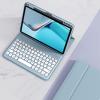 kaitesi Keyboard Case Mouse Compatible with iPad Air 13" (M3/M2)  iPad Pro 12.9 inch (6th/5th/4th/3rd Gen) Case with Detachable Keyboard Cute Round Keys (Blue) view 2