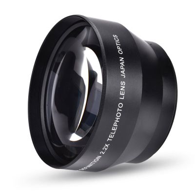 Wide Angle Lens,Camera Lens 67mm 2.2X Universal Teleconverter Telephoto Lens for DSLR Cameras/Lightweight/Practical/Suitable for All Cameras