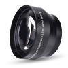 Wide Angle Lens,Camera Lens 67mm 2.2X Universal Teleconverter Telephoto Lens for DSLR Cameras/Lightweight/Practical/Suitable for All Cameras view 1