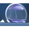 EMYJAY Hourglass Table LampMoving Sand Art Picture 3D Glass Deep Sea Sandscape Flowing Sand Frame Desktop Ornaments Light Up The House Easy to Use (Color : Purple, Size : 256x283mm) view 3