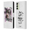 Head Case Designs Officially Licensed Friends TV Show Pivot Doodle Art Leather Wallet Case Compatible with Samsung Galaxy A14 5G view 1