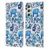 Head Case Designs Officially Licensed Micklyn Le Feuvre Watercolour Floral Elephant Patterns 2 Leather Wallet Case Compatible with Samsung Galaxy A54 5G view 1