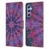 Head Case Designs Officially Licensed Micklyn Le Feuvre Bohemian Mandala 3 Leather Wallet Case Compatible with Samsung Galaxy A34 5G view 1
