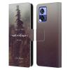 Head Case Designs Officially Licensed Nature Magick Forest So The Adventure Begins Quote Leather Book Wallet Case Cover Compatible with Motorola Edge 30 Neo 5G view 1