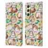 Head Case Designs Officially Licensed Micklyn Le Feuvre Guinea Pigs and Daisies in Watercolour On Pink Patterns 2 Leather Wallet Case Compatible with Samsung Galaxy A54 5G view 1