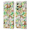 Head Case Designs Officially Licensed Micklyn Le Feuvre Guinea Pigs and Daisies in Watercolour On Mint Patterns 2 Leather Wallet Case Compatible with Samsung Galaxy A54 5G view 1