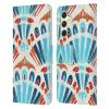 Head Case Designs Officially Licensed Micklyn Le Feuvre Carnival Patterns 6 Leather Wallet Case Compatible with Samsung Galaxy A54 5G view 1