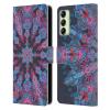 Head Case Designs Officially Licensed Micklyn Le Feuvre Escapism Mandala 3 Leather Wallet Case Compatible with Samsung Galaxy A14 5G view 1