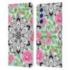 Head Case Designs Officially Licensed Micklyn Le Feuvre Roses and Mandalas Patterns 6 Leather Wallet Case Compatible with Samsung Galaxy A34 5G view 1