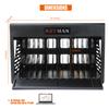16-Device Tablet Charging Cabinet Locking Charging Station Wall-Mount for Laptops Tablets Chromebooks Charger Storage with Cable Management Fits 14'' Screen Size & 1.2'' Thick (Black) view 2