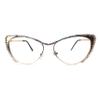 willochra sexy cat eye Reading Glasses for Women Blue Light Blocking Computer Rhinestone Fashion Reader Eyeglasses (gold, 3, multiplier_x) view 1