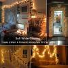 BrizLabs Clear Christmas Lights Outdoor 300 Count Incandescent Light String view 3