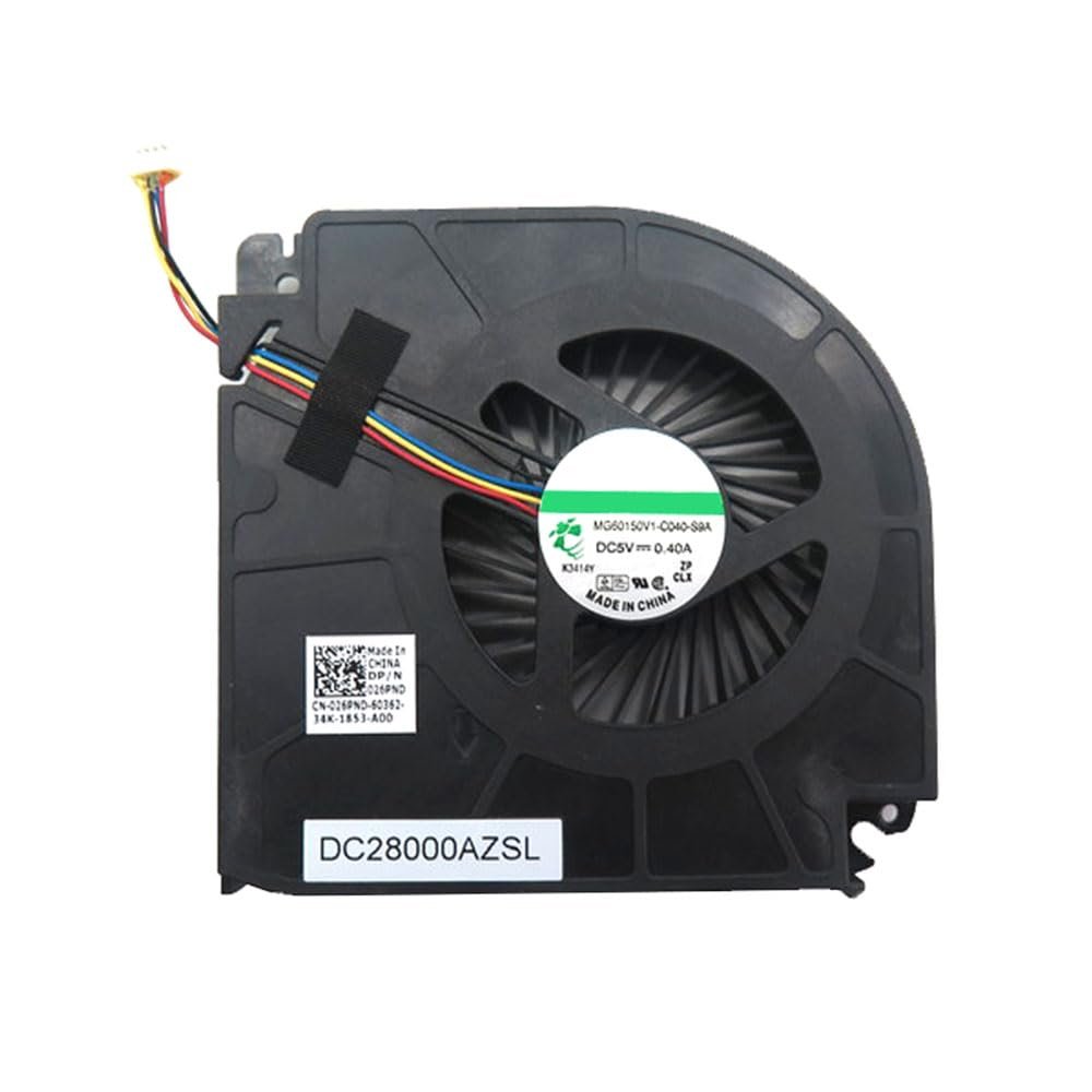 Laptop CPU Fan for DELL Precision M5700 M6700 BATA0815R5H P003 DC28000ZASL MG60150V1-C040-S9A 026PND 26PND New